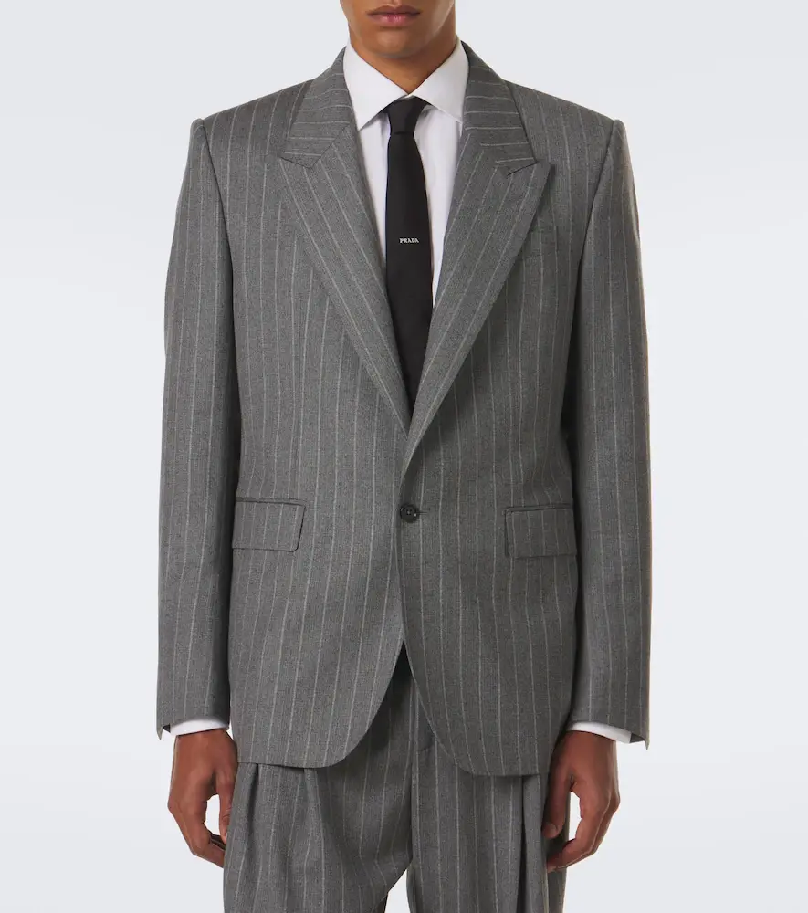 Dolce & Gabbana Pinstripe virgin wool blazer | Thumbnail 3 Dolce & Gabbana Pinstripe virgin wool blazer | Thumbnail 3