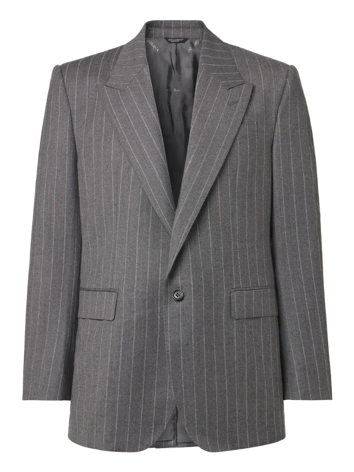 Dolce & Gabbana Pinstripe virgin wool blazer