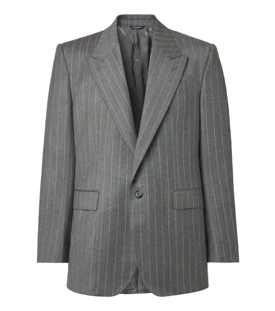 Dolce & Gabbana Pinstripe virgin wool blazer
