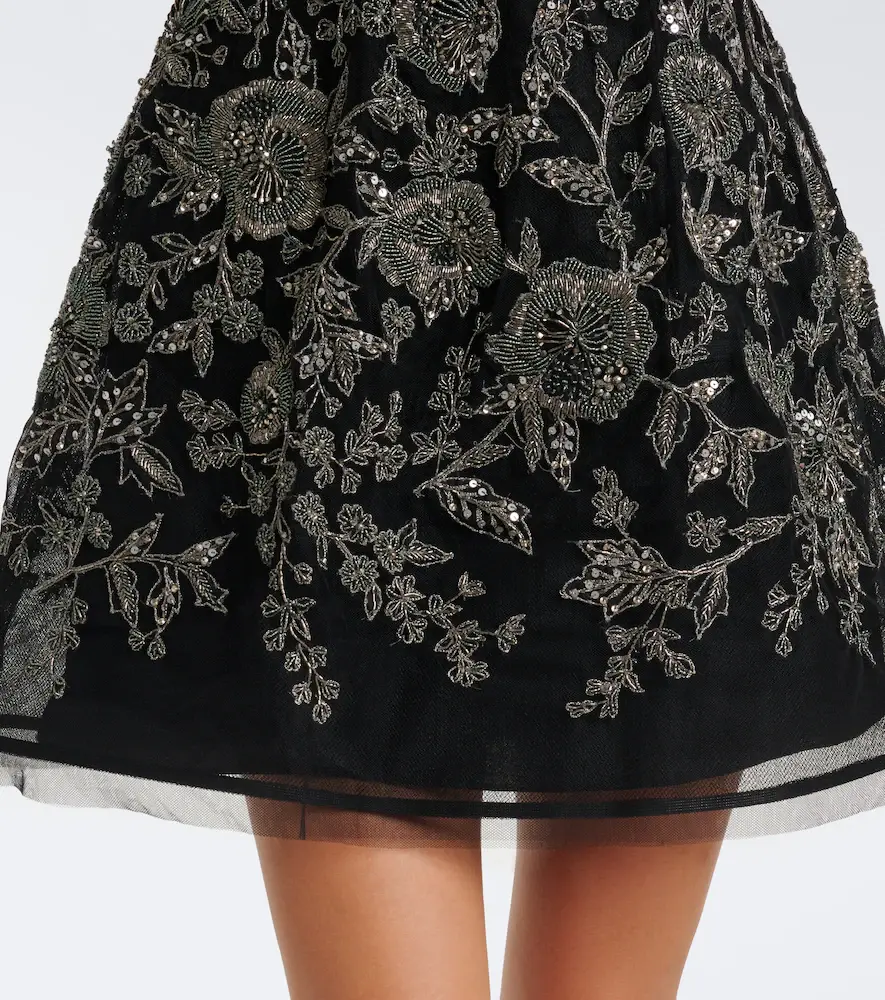 Carolina Herrera Floral embellished bustier dress | Thumbnail 4 Carolina Herrera Floral embellished bustier dress | Thumbnail 4