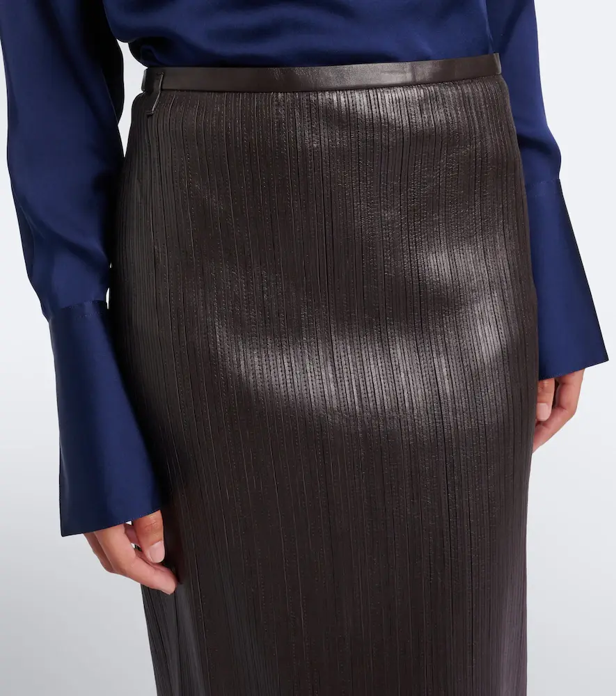 Tom Ford Leather pencil skirt | Thumbnail 4 Tom Ford Leather pencil skirt | Thumbnail 4