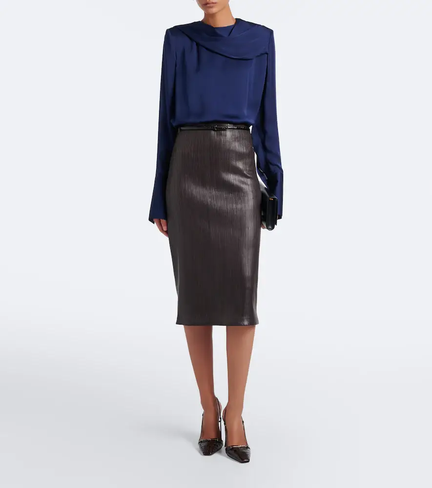 Tom Ford Leather pencil skirt | Thumbnail 5 Tom Ford Leather pencil skirt | Thumbnail 5