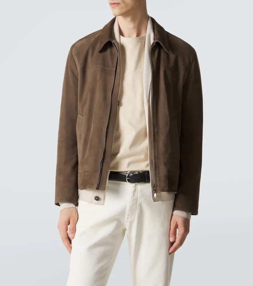 Brioni Suede blouson jacket | Thumbnail 2 Brioni Suede blouson jacket | Thumbnail 2