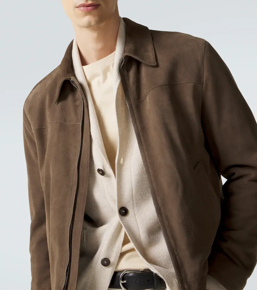 Brioni Suede blouson jacket | Thumbnail 4 Brioni Suede blouson jacket | Thumbnail 4
