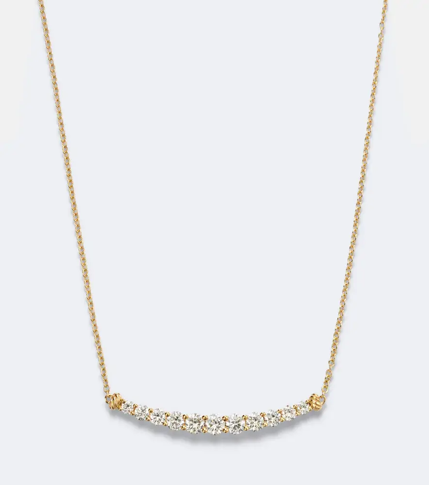 David Yurman Petite Pavé 18kt gold necklace with diamonds | Thumbnail 2 David Yurman Petite Pavé 18kt gold necklace with diamonds | Thumbnail 2