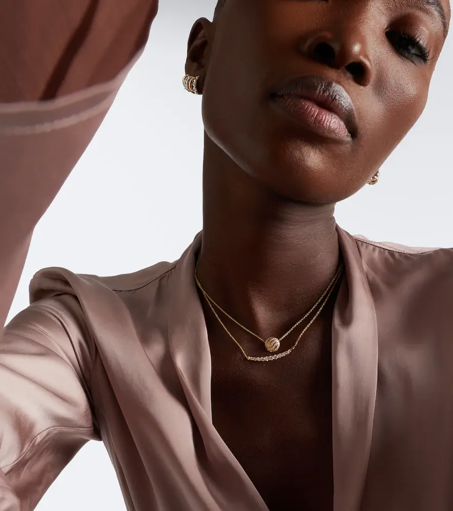 David Yurman Petite Pavé 18kt gold necklace with diamonds | Thumbnail 5 David Yurman Petite Pavé 18kt gold necklace with diamonds | Thumbnail 5