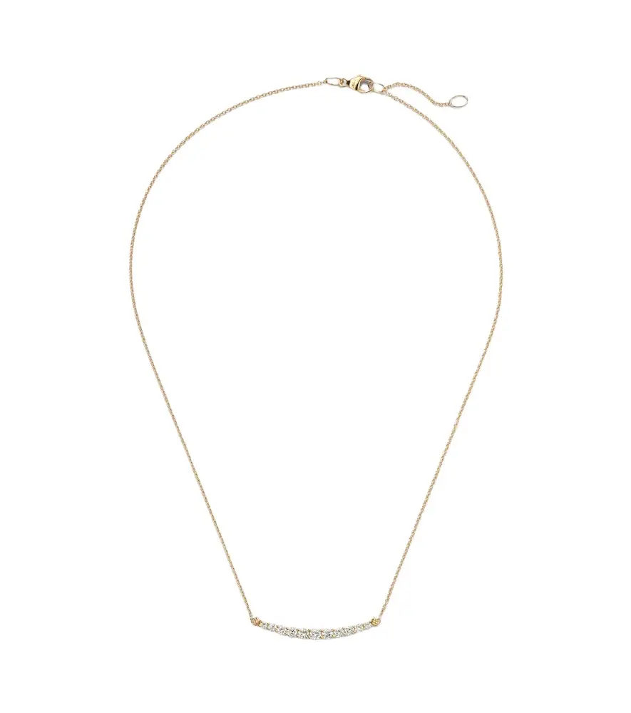 Petite Pavé 18kt gold necklace with diamonds Petite Pavé 18kt gold necklace with diamonds
