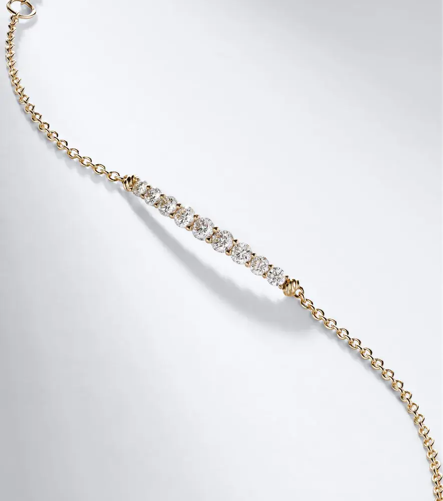 David Yurman Petite Pavé 18kt gold bracelet with diamonds | Thumbnail 4 David Yurman Petite Pavé 18kt gold bracelet with diamonds | Thumbnail 4