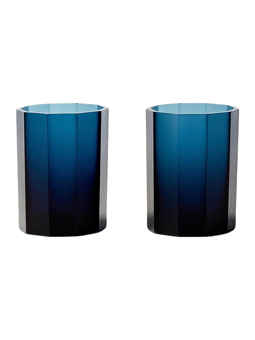 NasonMoretti Dodeca set of 2 glass tumblers