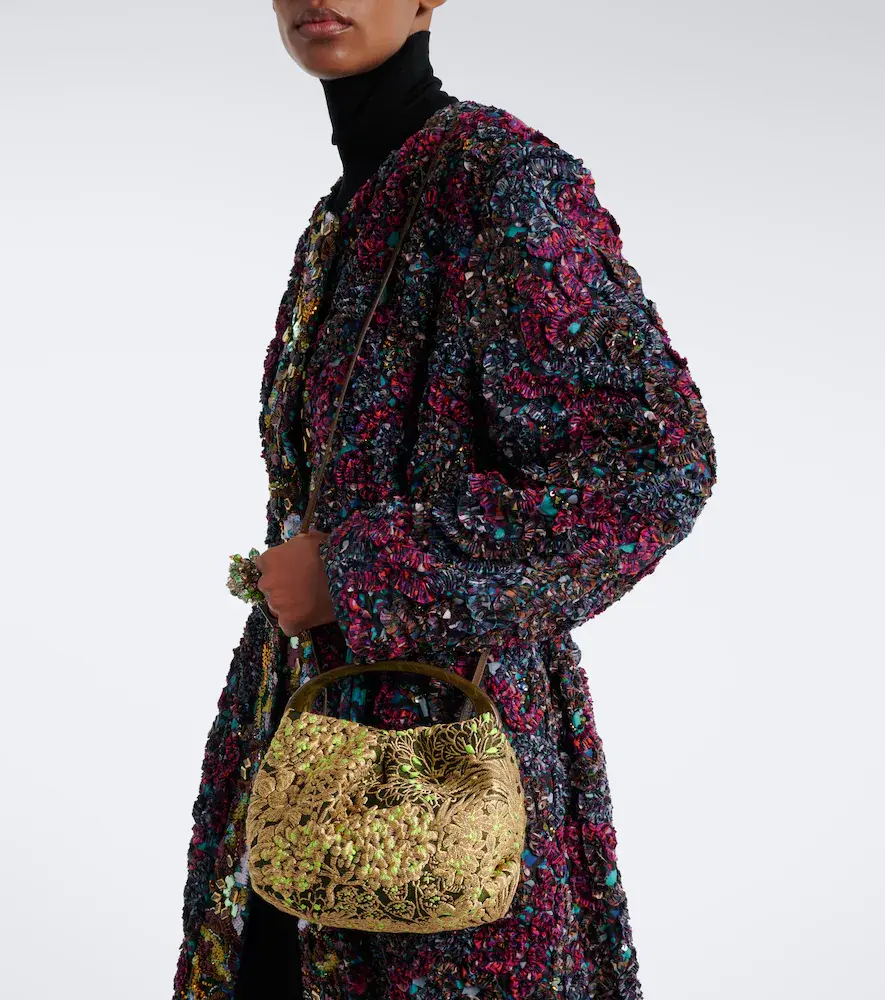 Dries Van Noten Small floral jacquard top-handle bag | Thumbnail 5 Dries Van Noten Small floral jacquard top-handle bag | Thumbnail 5