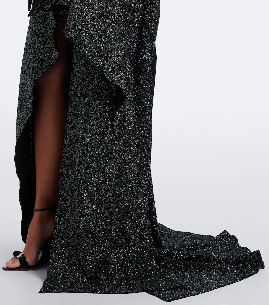 Maticevski Flashpoint ruffled asymmetric gown | Thumbnail 6