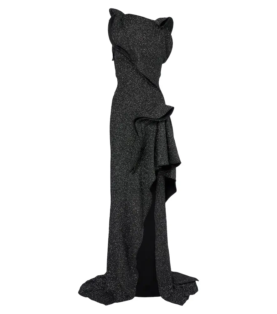 Flashpoint ruffled asymmetric gown Flashpoint ruffled asymmetric gown