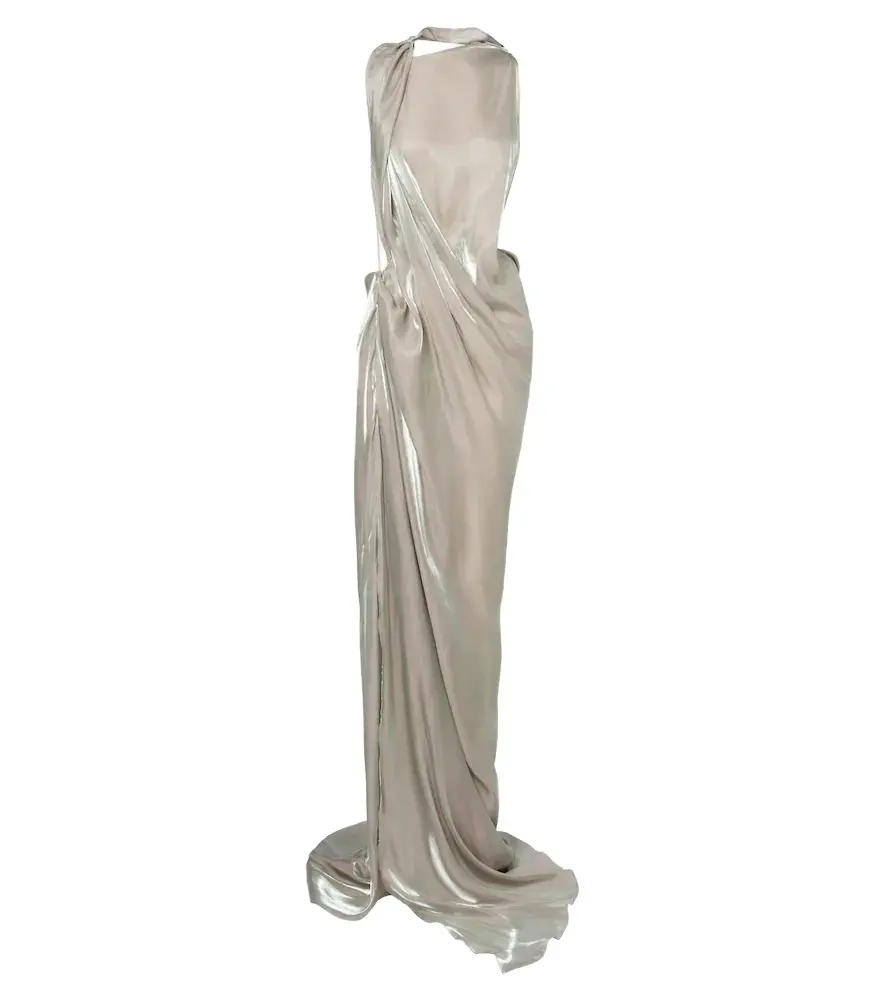 Maticevski Glow Up draped open-back gown