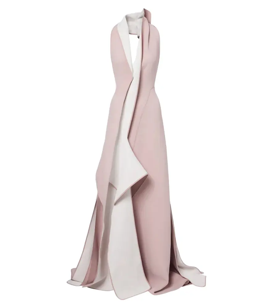 Allude asymmetric draped jersey gown Allude asymmetric draped jersey gown