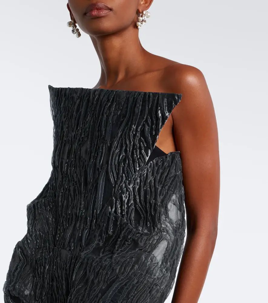 Maticevski Friesian tiered cloqué bustier gown | Thumbnail 3 Maticevski Friesian tiered cloqué bustier gown | Thumbnail 3