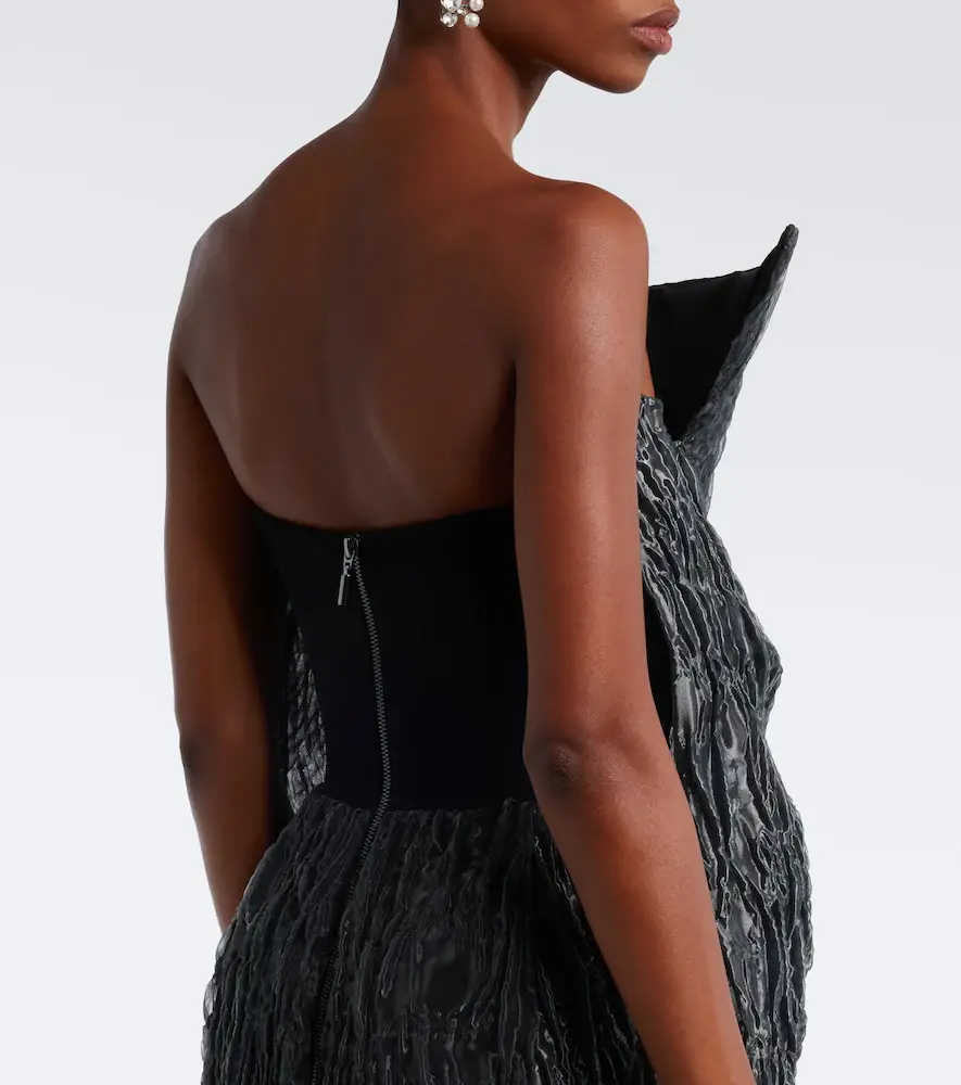 Maticevski Friesian tiered cloqué bustier gown | Thumbnail 4 Maticevski Friesian tiered cloqué bustier gown | Thumbnail 4