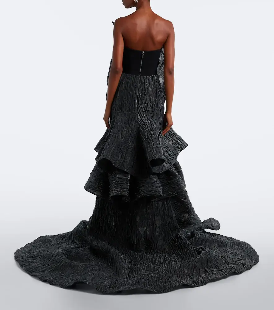 Maticevski Friesian tiered cloqué bustier gown | Thumbnail 5 Maticevski Friesian tiered cloqué bustier gown | Thumbnail 5