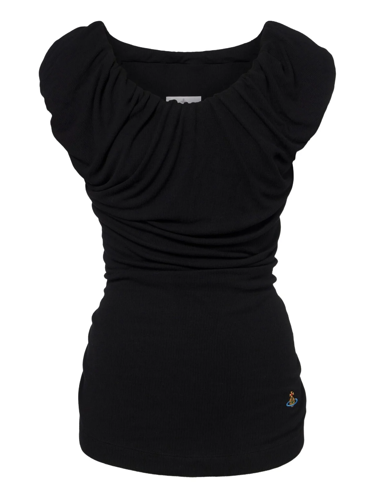 Vivienne Westwood Ginnie Orb draped jersey top