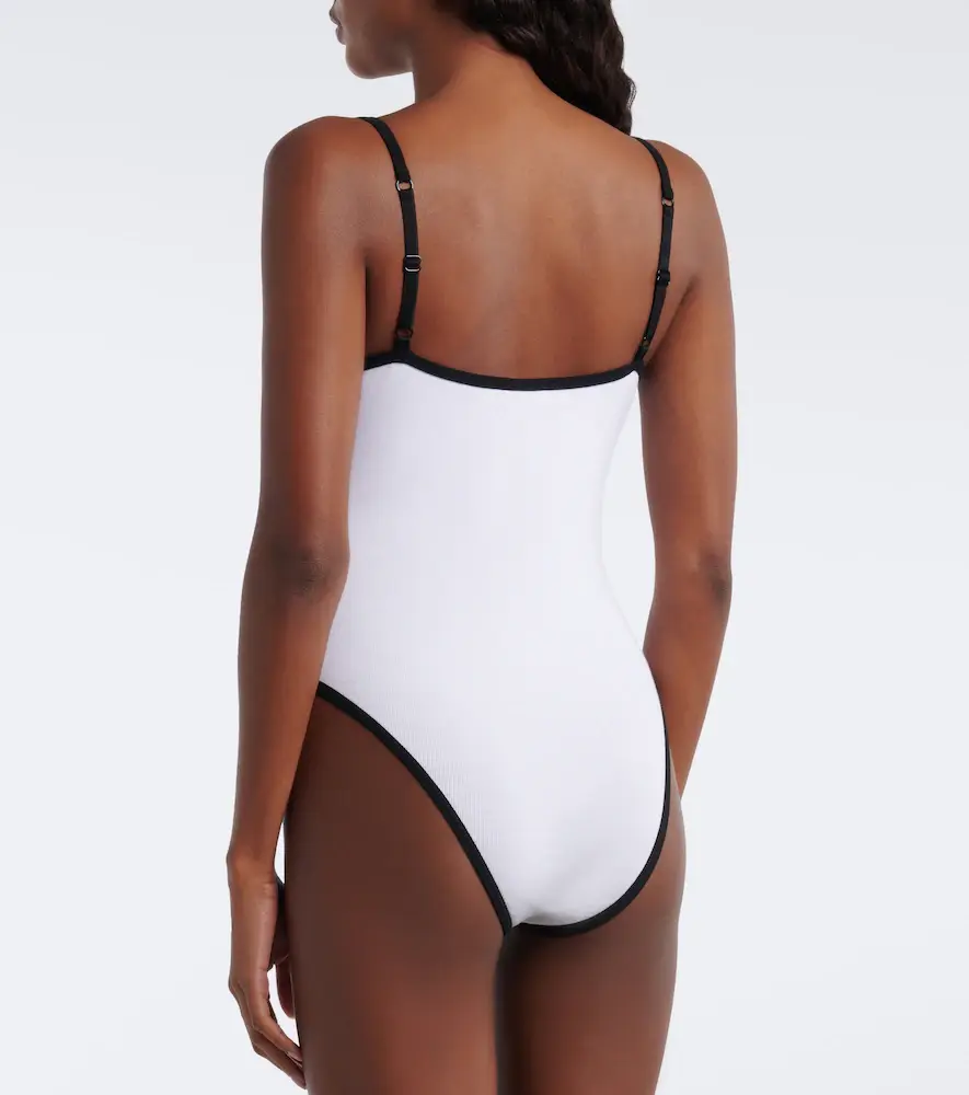 Versace La Medusa ribbed-knit cotton-blend bodysuit | Thumbnail 4 Versace La Medusa ribbed-knit cotton-blend bodysuit | Thumbnail 4