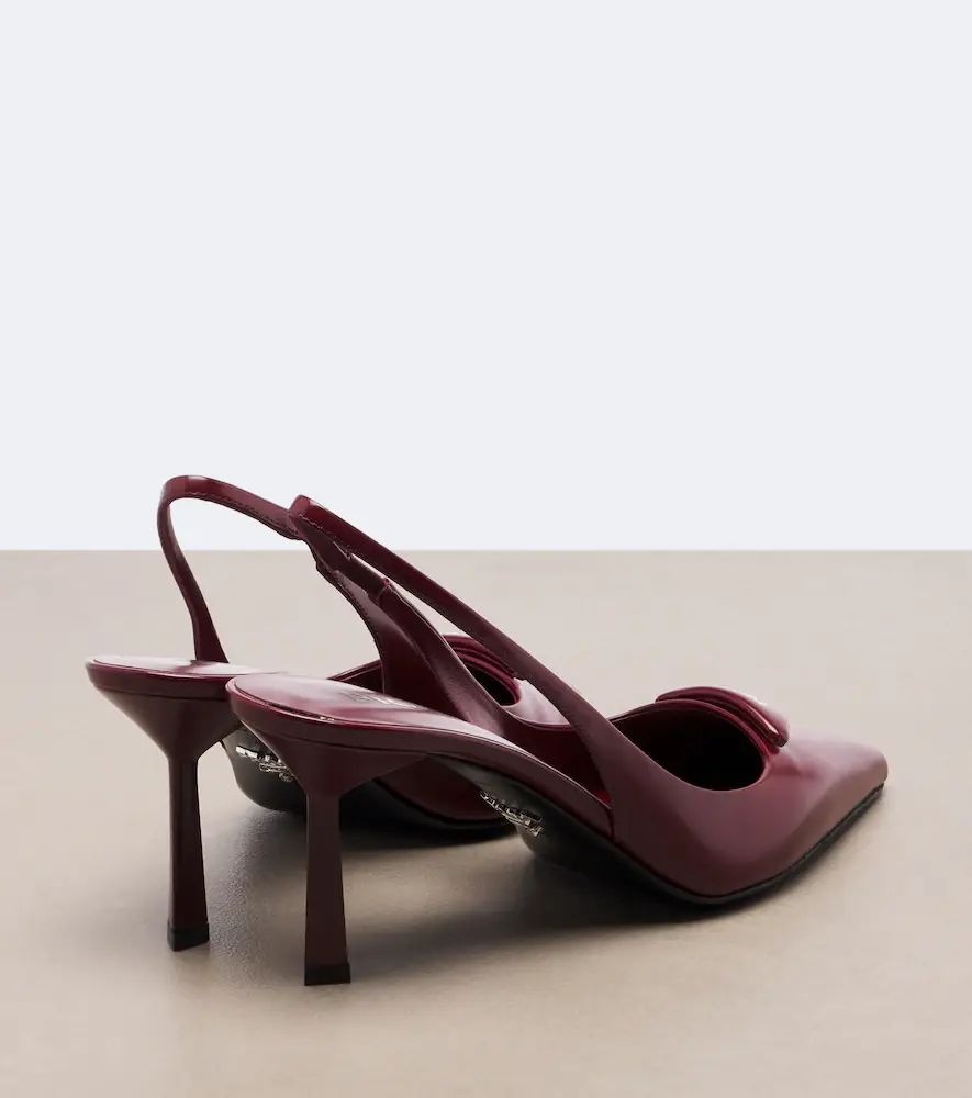 Prada Leather slingback pumps | Thumbnail 3 Prada Leather slingback pumps | Thumbnail 3