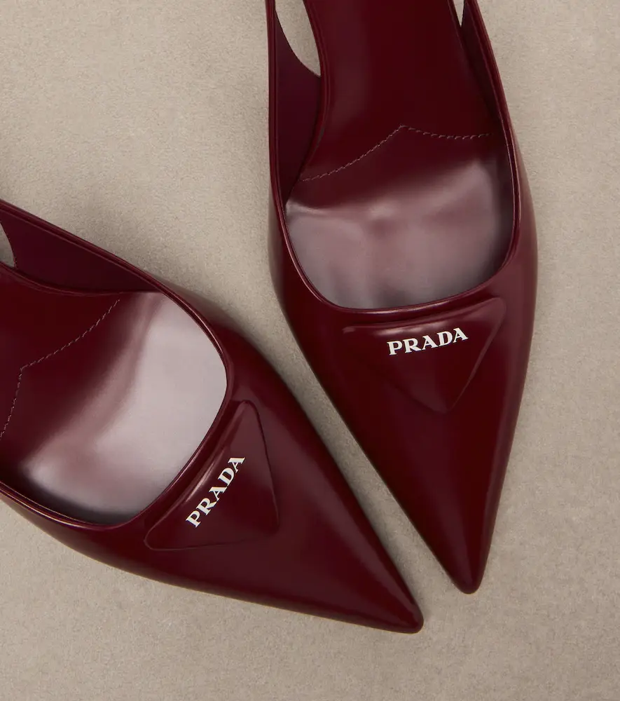 Prada Leather slingback pumps | Thumbnail 4 Prada Leather slingback pumps | Thumbnail 4