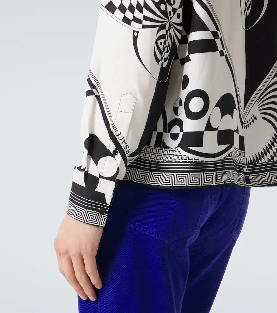 Versace Printed silk twill shirt | Thumbnail 2 Versace Printed silk twill shirt | Thumbnail 2