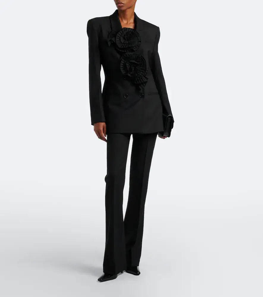 BLUMARINE Floral-appliqué blazer | Thumbnail 5 BLUMARINE Floral-appliqué blazer | Thumbnail 5