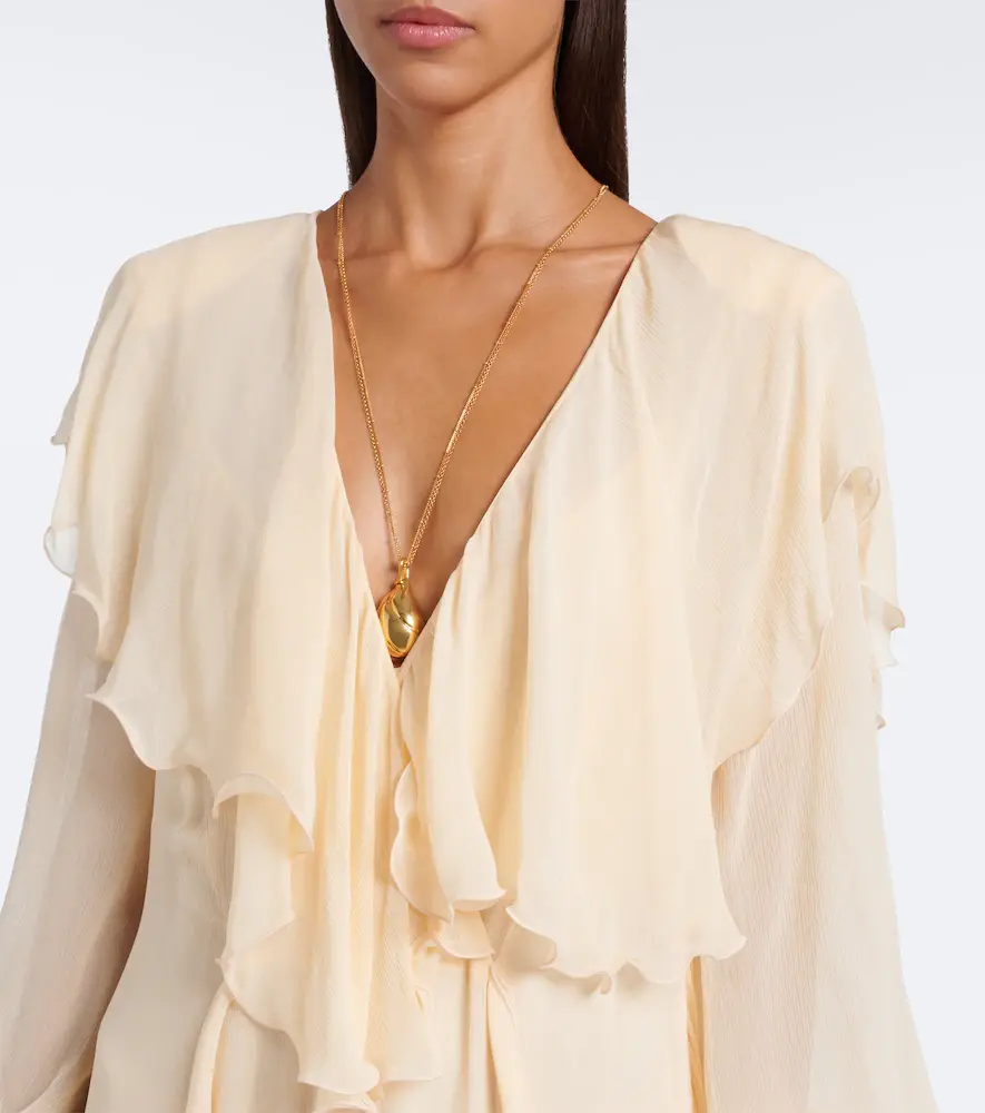 BLUMARINE Ruffled maxi dress | Thumbnail 3