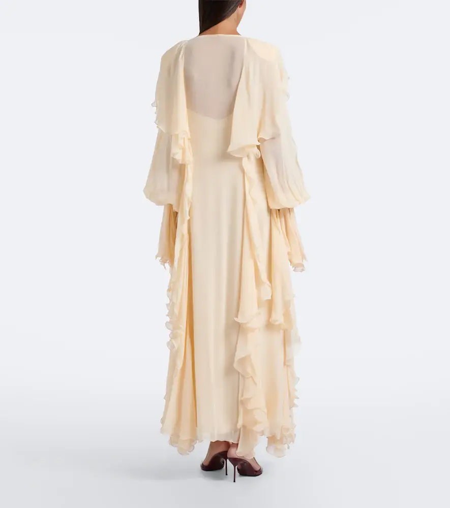BLUMARINE Ruffled maxi dress | Thumbnail 4