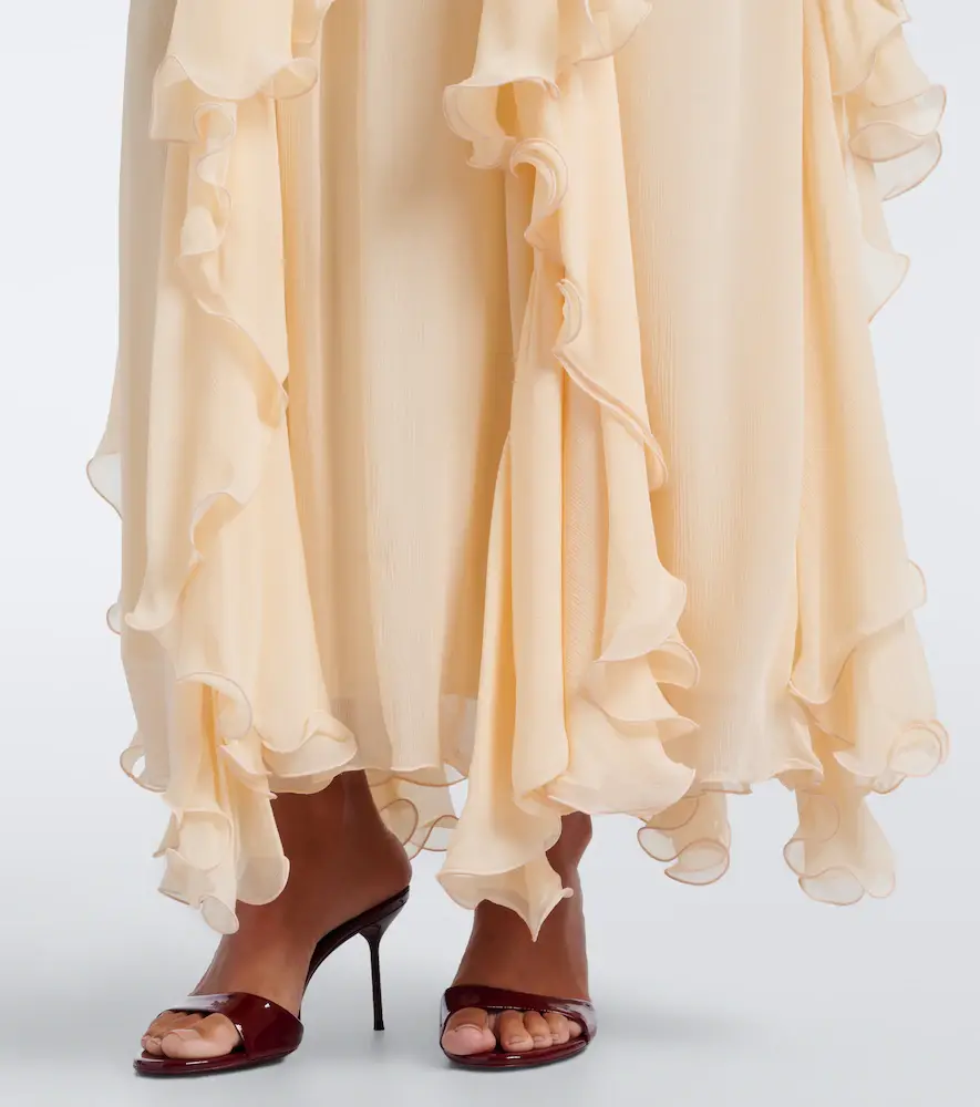 BLUMARINE Ruffled maxi dress | Thumbnail 5