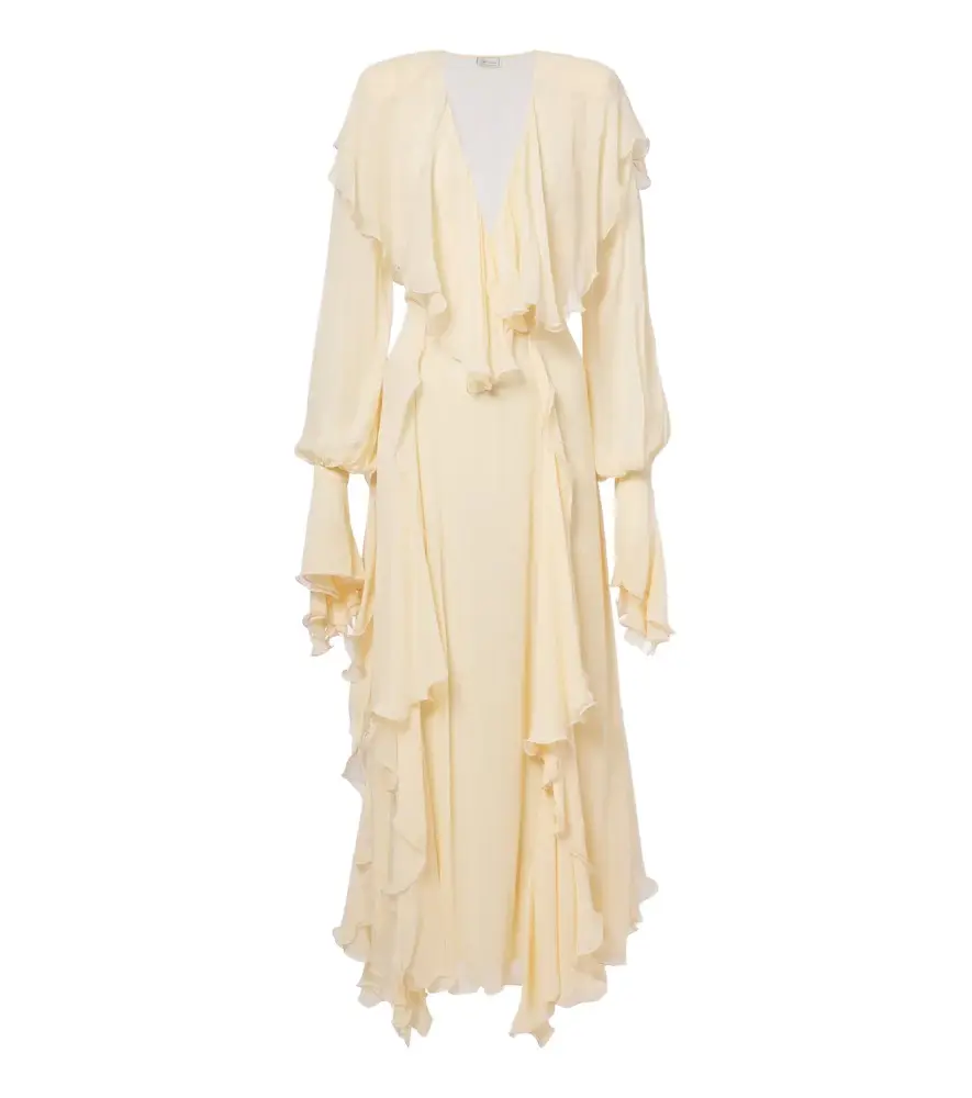 BLUMARINE Ruffled maxi dress