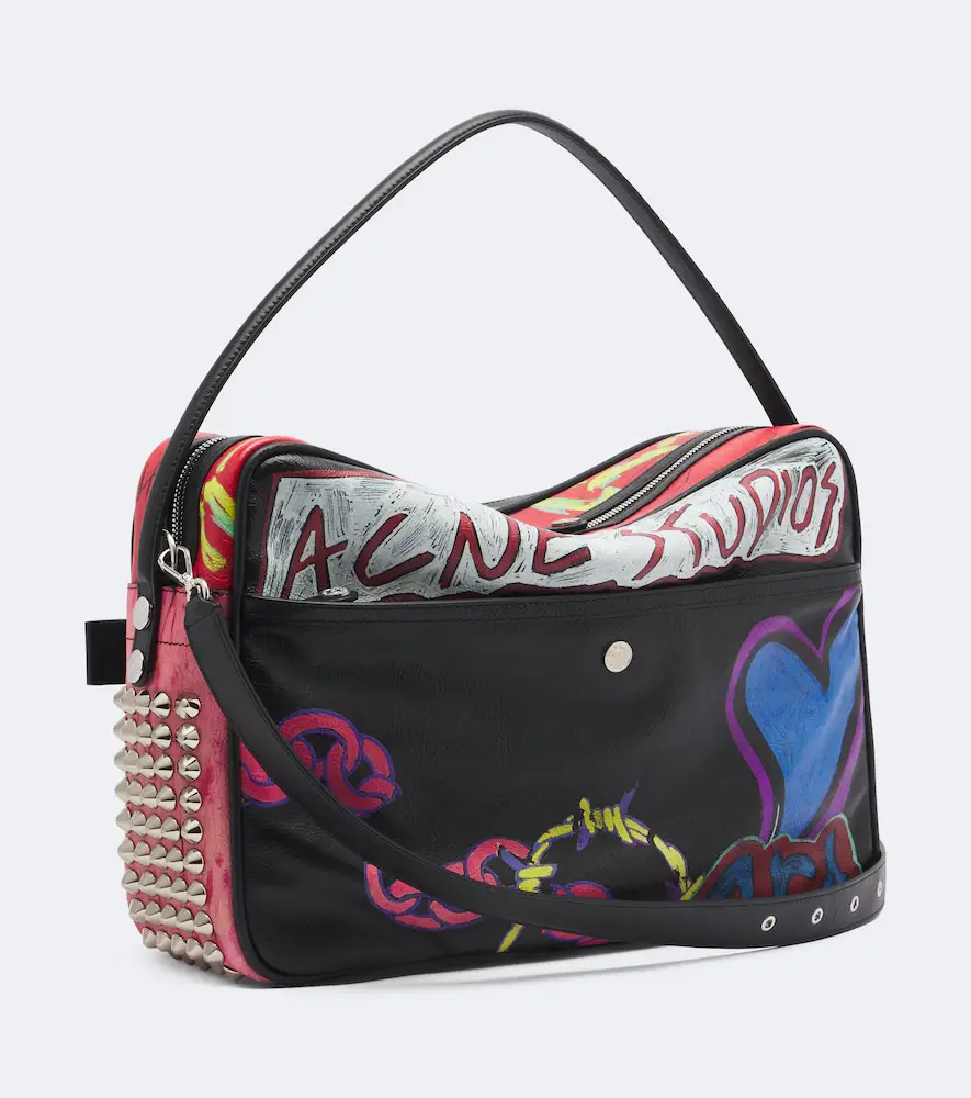 Acne Studios Camero Camera printed leather shoulder bag | Thumbnail 3 Acne Studios Camero Camera printed leather shoulder bag | Thumbnail 3
