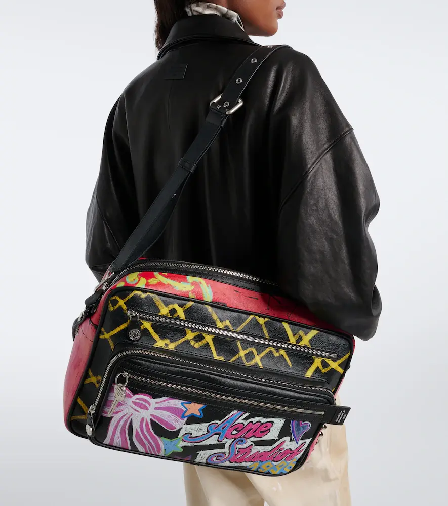 Acne Studios Camero Camera printed leather shoulder bag | Thumbnail 4 Acne Studios Camero Camera printed leather shoulder bag | Thumbnail 4