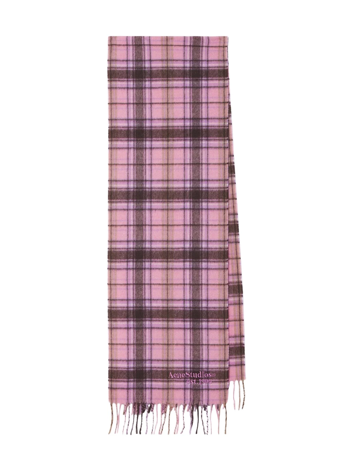 Plaid cashmere and wool scarf Plaid cashmere and wool scarf