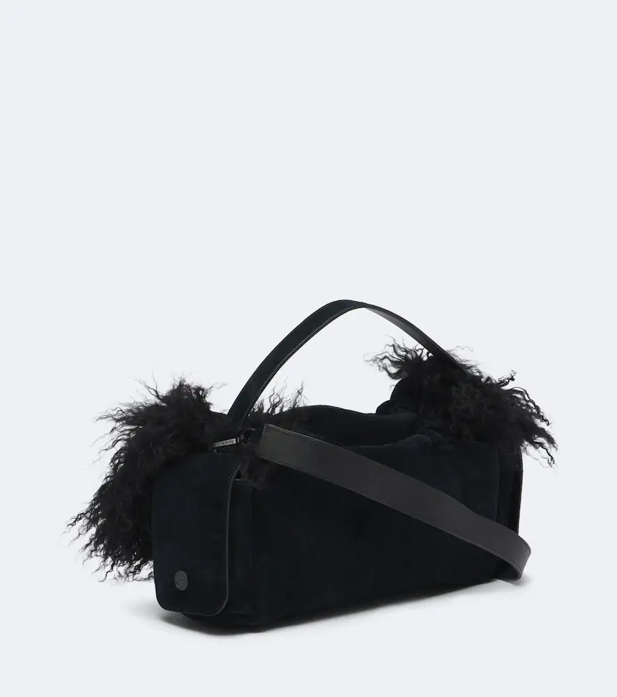Acne Studios Multipocket suede shoulder bag | Thumbnail 3 Acne Studios Multipocket suede shoulder bag | Thumbnail 3