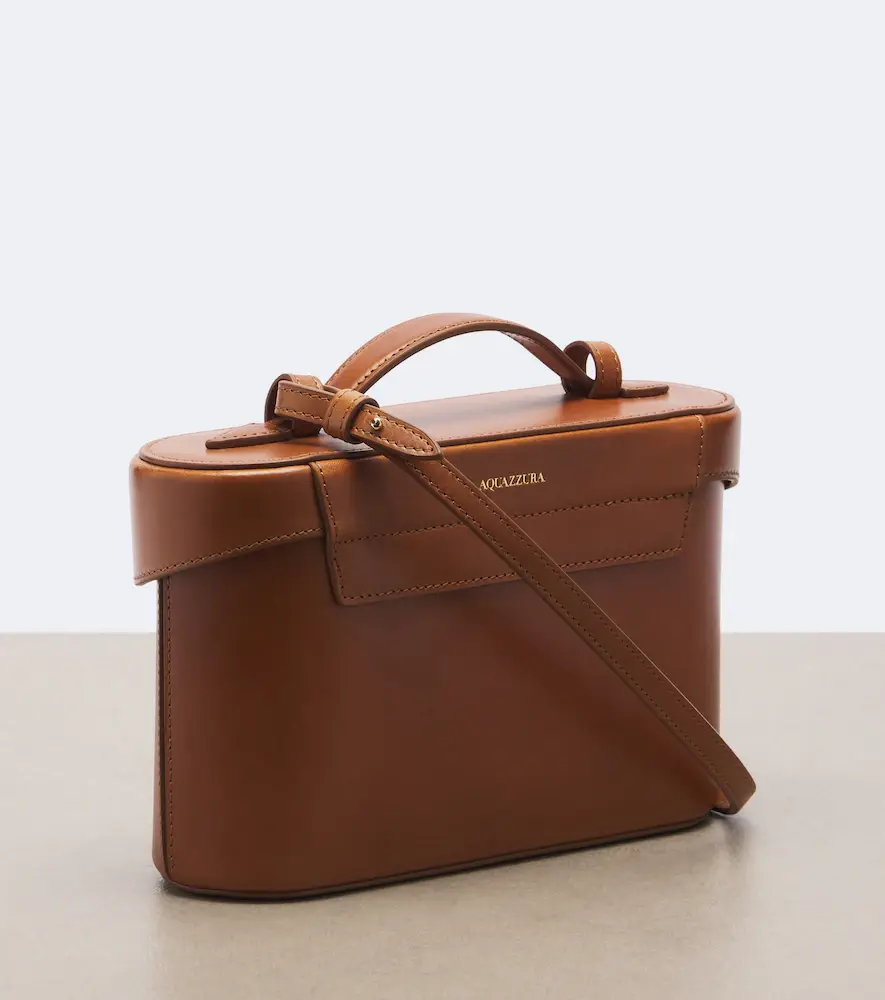 Aquazzura Belgravia Small leather vanity bag | Thumbnail 3
