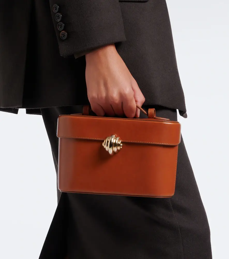 Aquazzura Belgravia Small leather vanity bag | Thumbnail 6