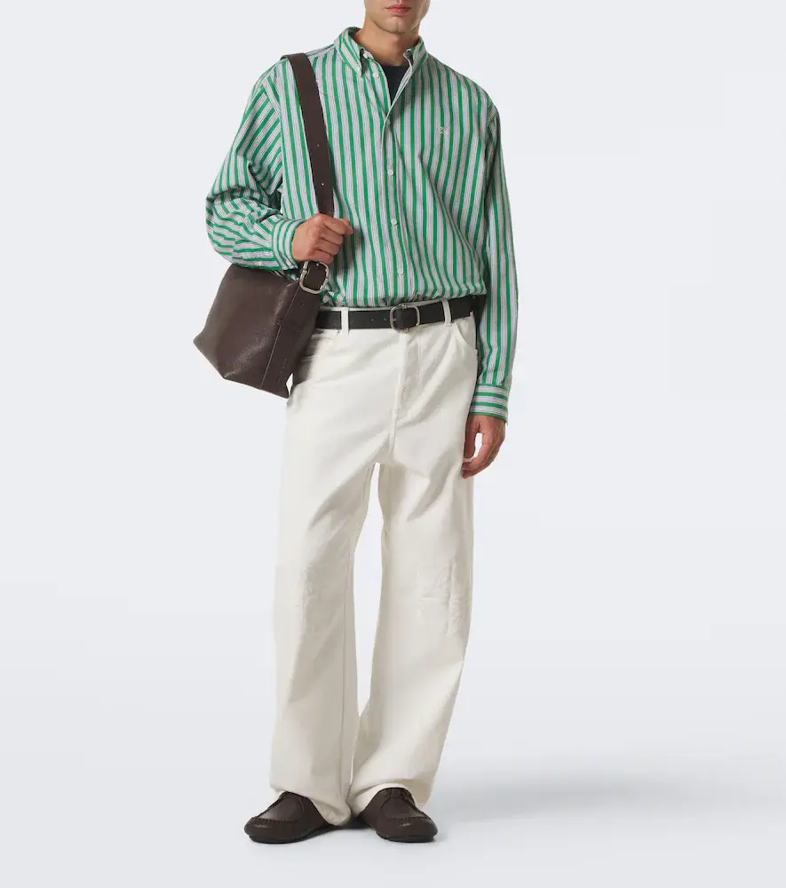 Loewe Double L striped cotton poplin shirt | Thumbnail 4 Loewe Double L striped cotton poplin shirt | Thumbnail 4