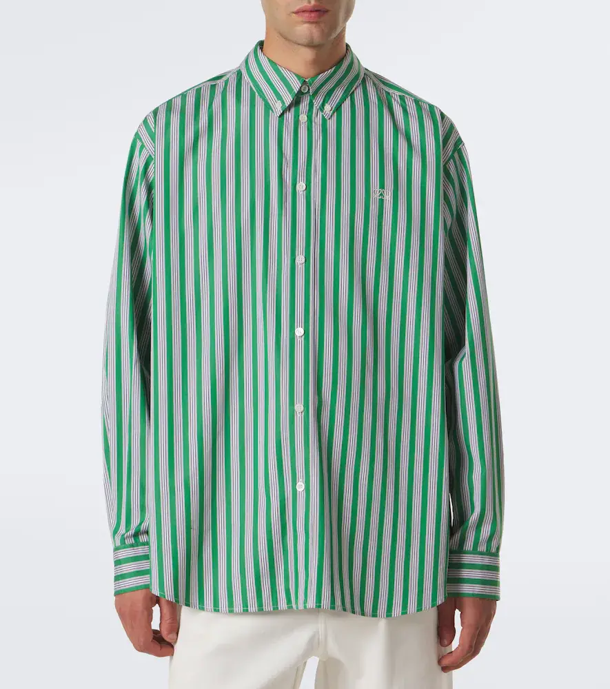 Loewe Double L striped cotton poplin shirt | Thumbnail 5 Loewe Double L striped cotton poplin shirt | Thumbnail 5