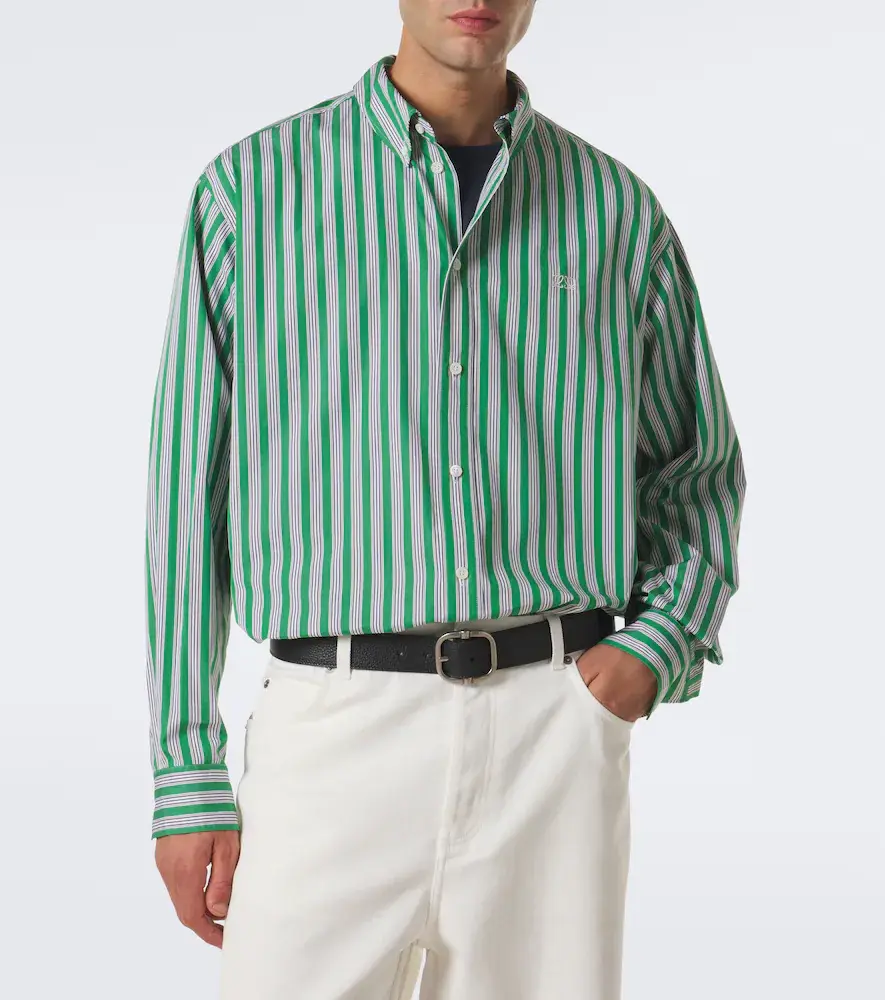 Loewe Double L striped cotton poplin shirt | Thumbnail 6 Loewe Double L striped cotton poplin shirt | Thumbnail 6