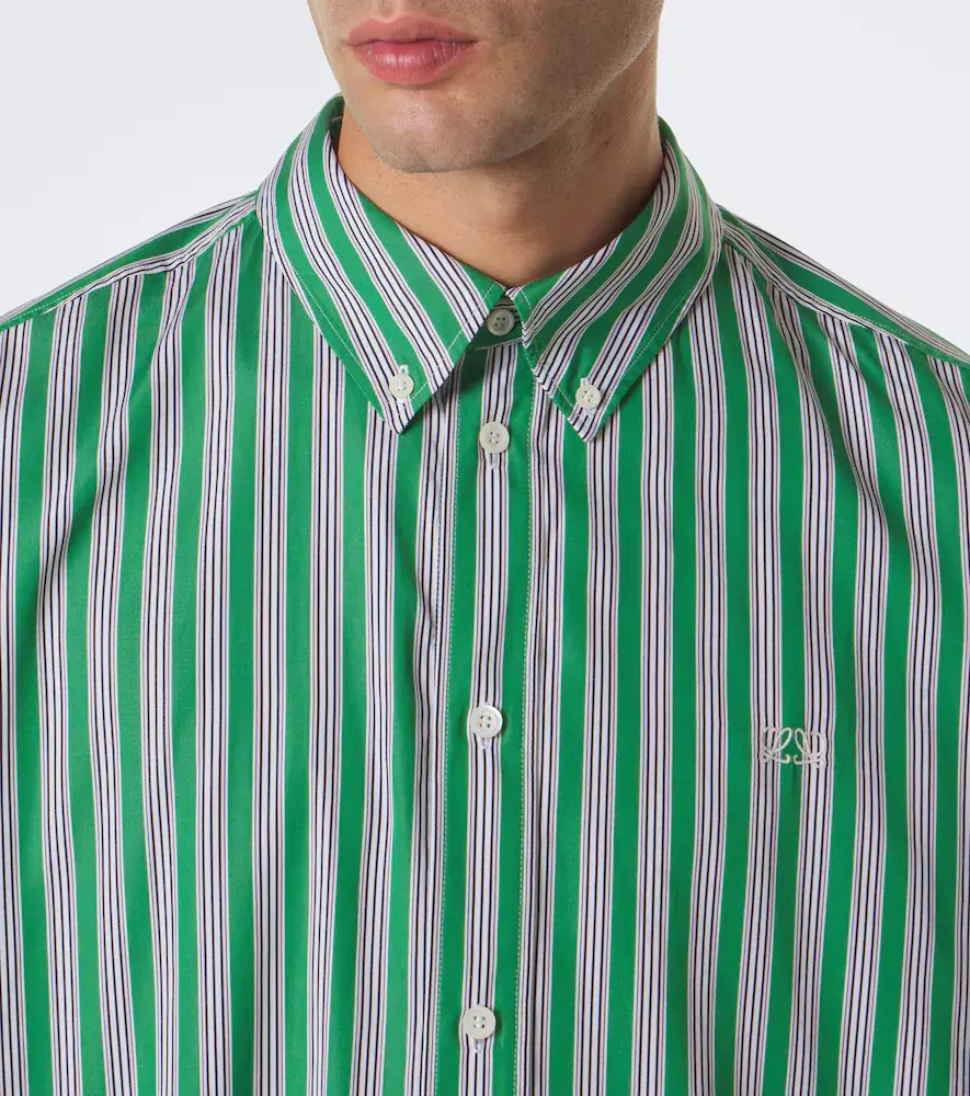 Loewe Double L striped cotton poplin shirt | Thumbnail 7 Loewe Double L striped cotton poplin shirt | Thumbnail 7