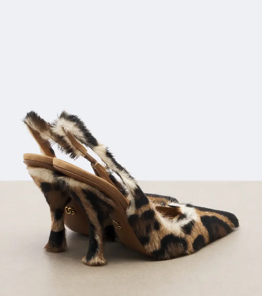 Dolce & Gabbana Leopard-print calf hair slingback pumps | Thumbnail 2 Dolce & Gabbana Leopard-print calf hair slingback pumps | Thumbnail 2