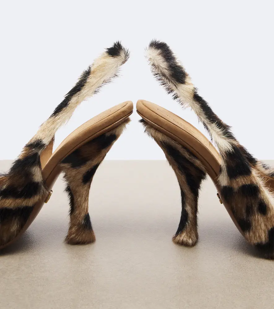 Dolce & Gabbana Leopard-print calf hair slingback pumps | Thumbnail 3 Dolce & Gabbana Leopard-print calf hair slingback pumps | Thumbnail 3
