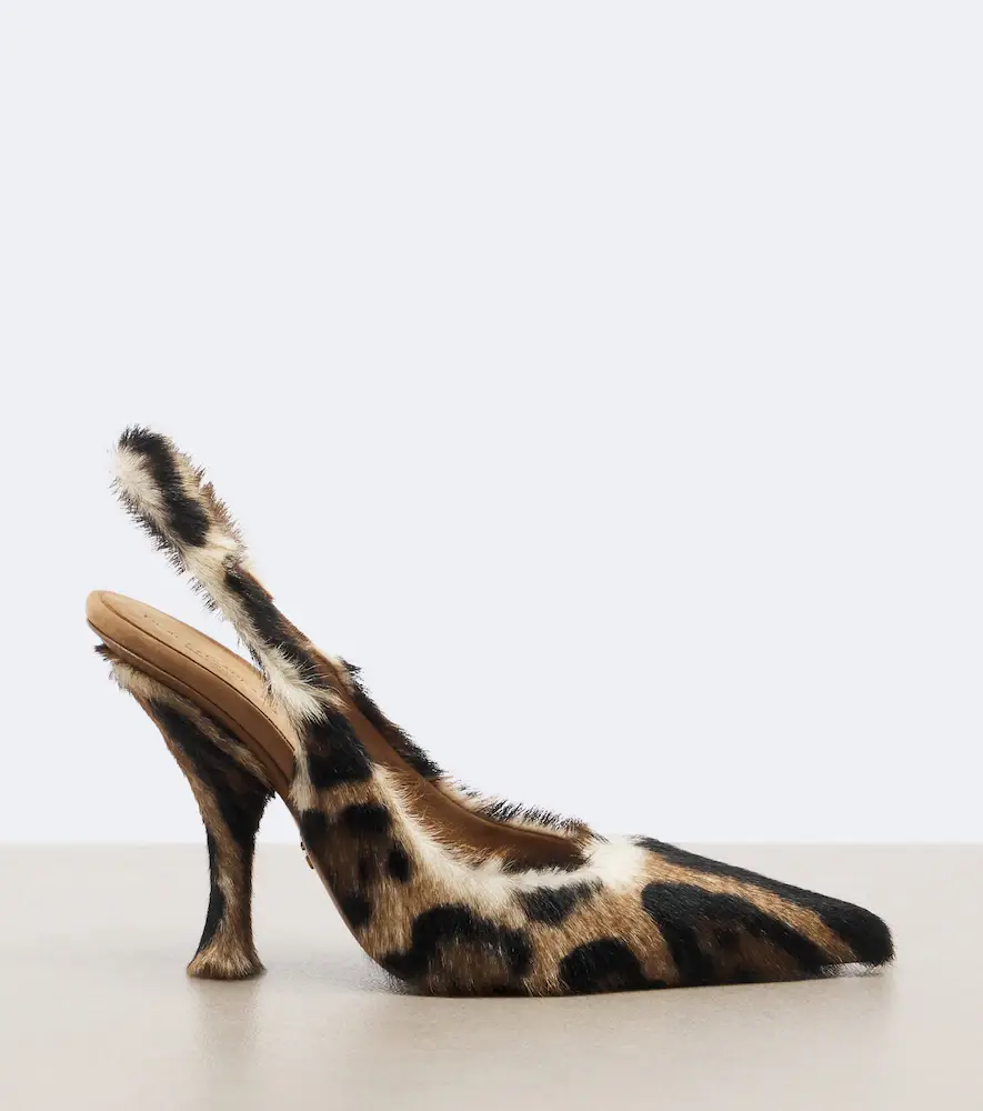 Dolce & Gabbana Leopard-print calf hair slingback pumps | Thumbnail 4 Dolce & Gabbana Leopard-print calf hair slingback pumps | Thumbnail 4