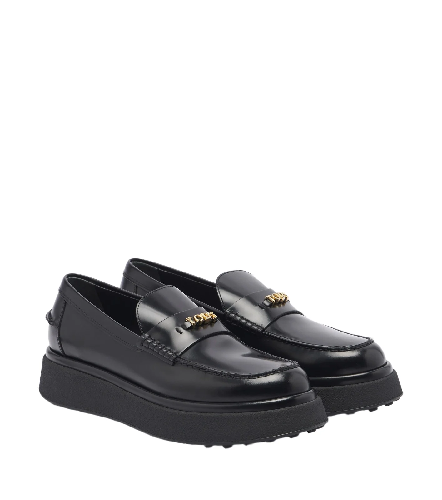 Tod's Leather platform loafers