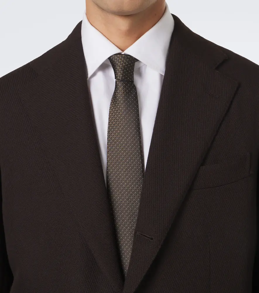Zegna Silk jacquard tie | Thumbnail 3 Zegna Silk jacquard tie | Thumbnail 3