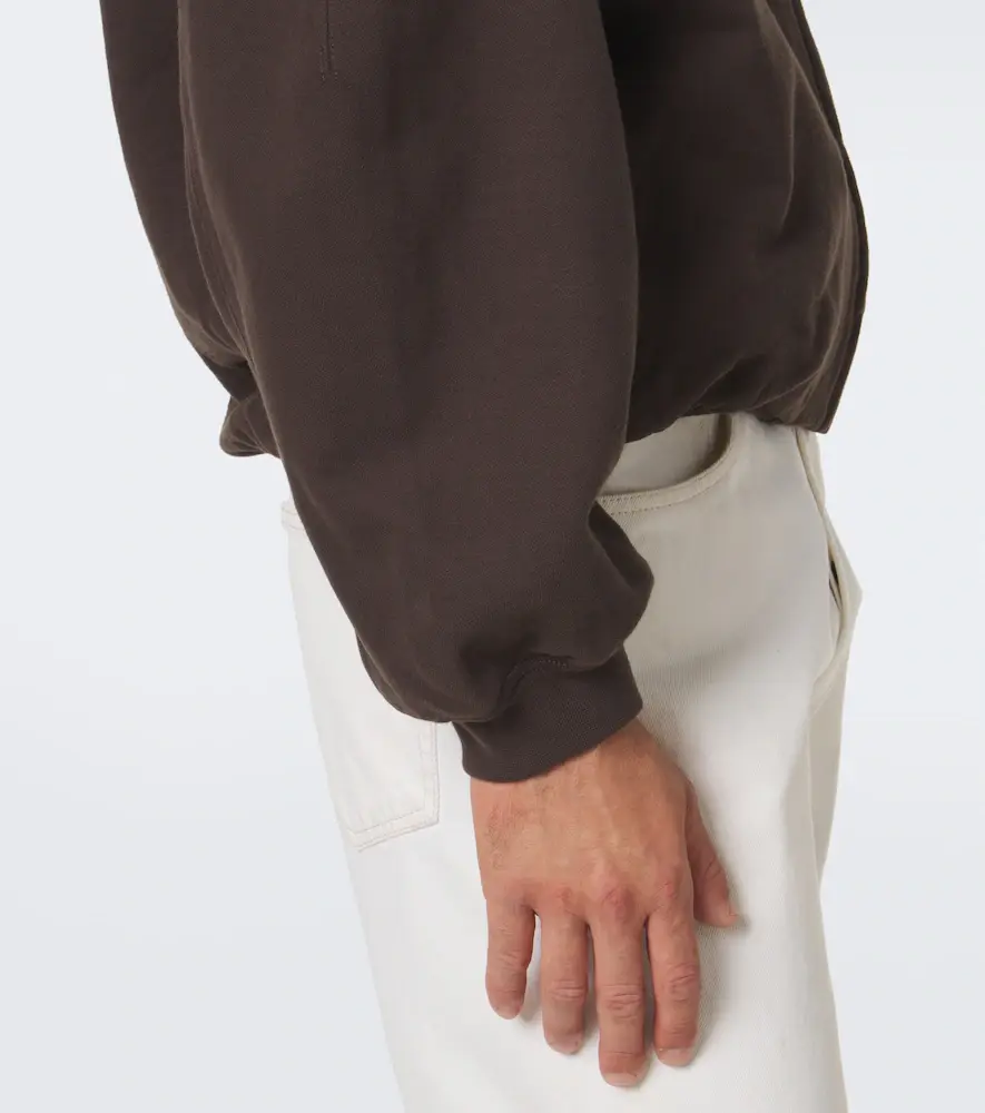 Jacquemus Corso oversized cotton fleece hoodie | Thumbnail 5