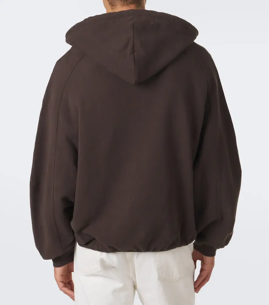 Jacquemus Corso oversized cotton fleece hoodie | Thumbnail 7