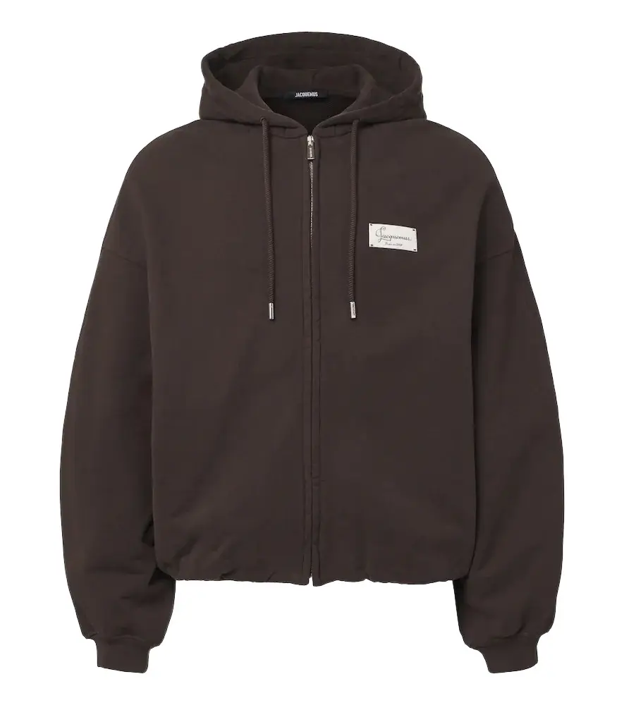 Jacquemus Corso oversized cotton fleece hoodie