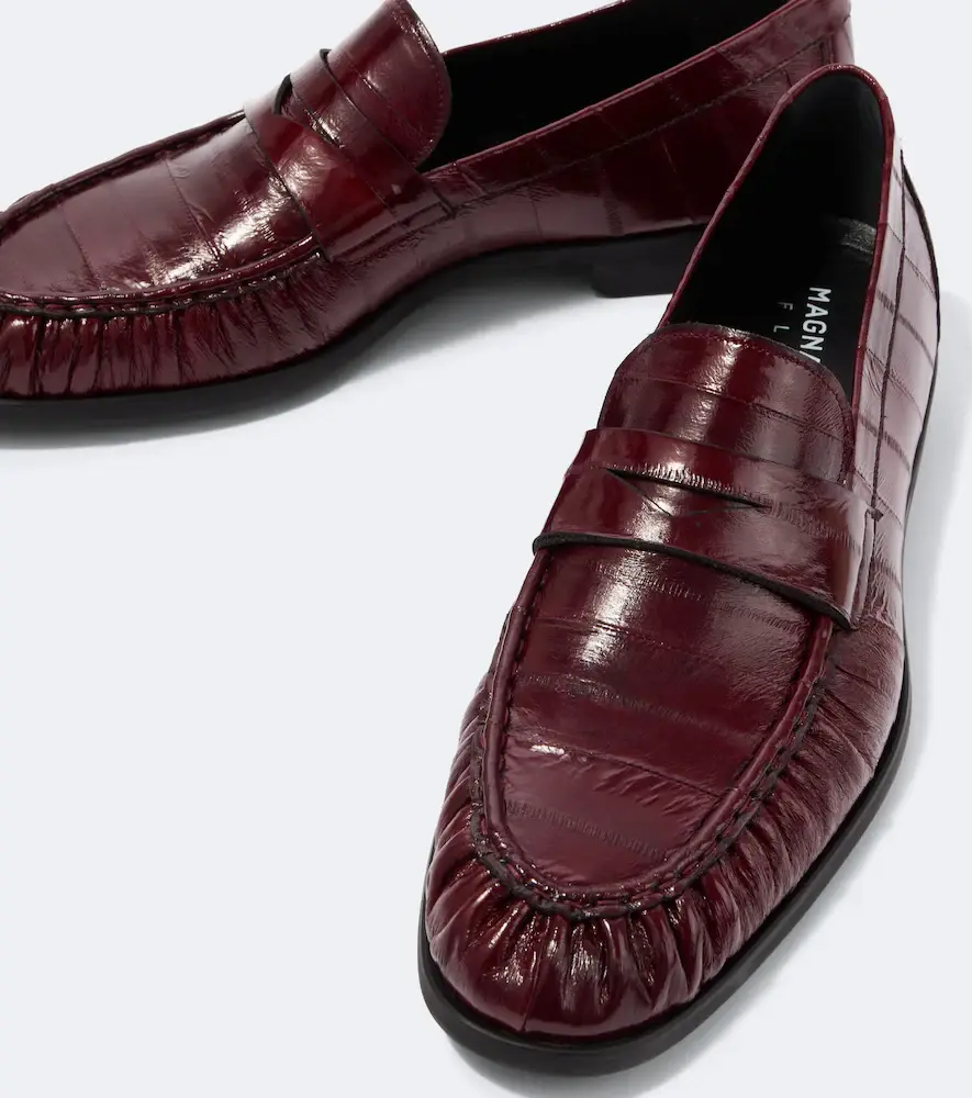 Magnanni Eel leather penny loafers | Thumbnail 7 Magnanni Eel leather penny loafers | Thumbnail 7